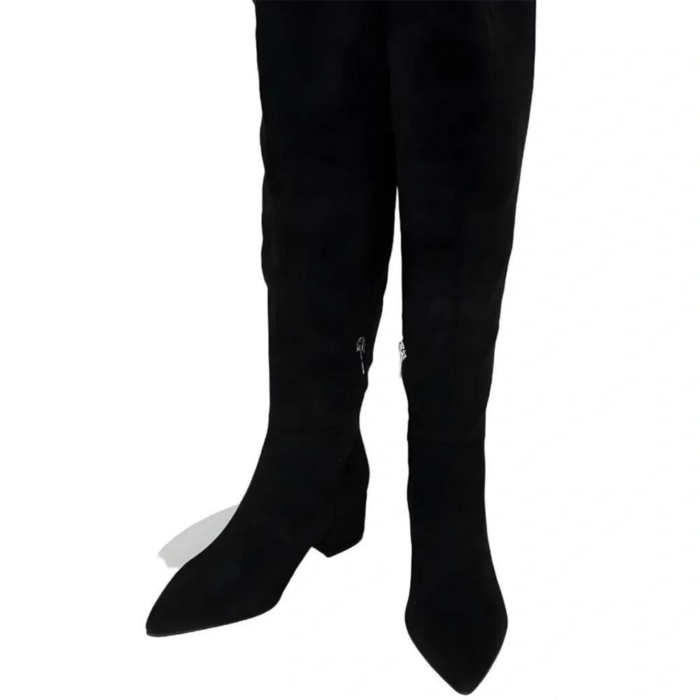 Elegant New in box Marc Fisher Black Women's Over the Knee-High Boots - Picture 11 of 12